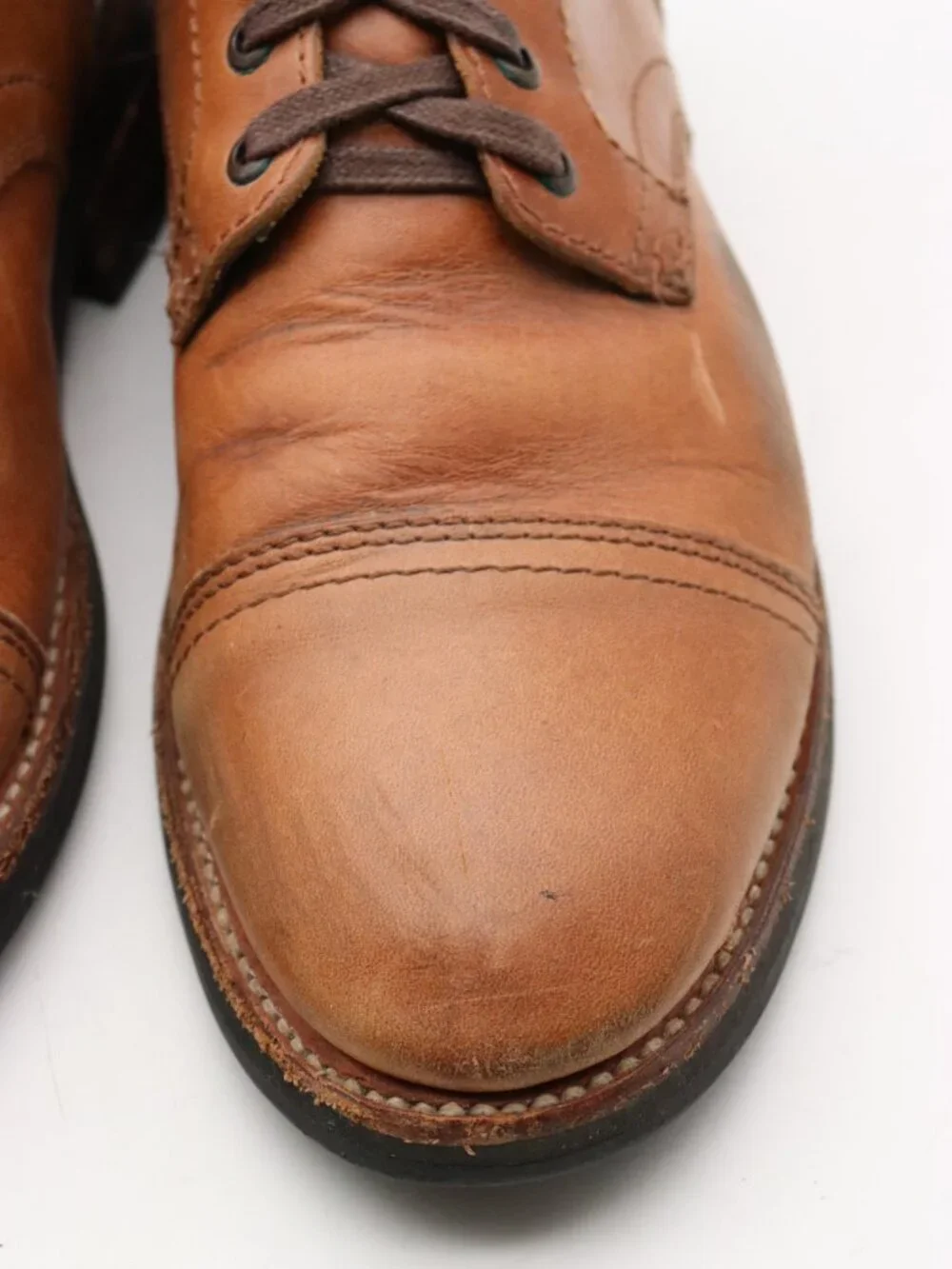 Thursday Boot Company Captain Men’s Size 9 Boots Brown Leather Lace Up Shoes